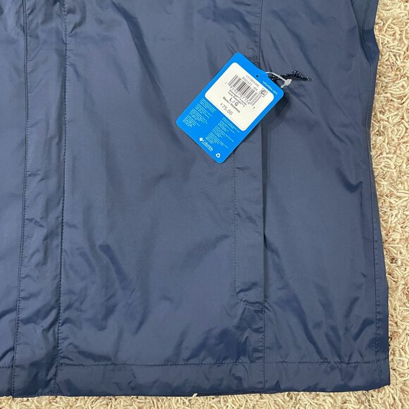 Columbia Men's Watertight II Water-Resistant Nylon Rain Jacket Navy, Size Large - Picture 9 of 16